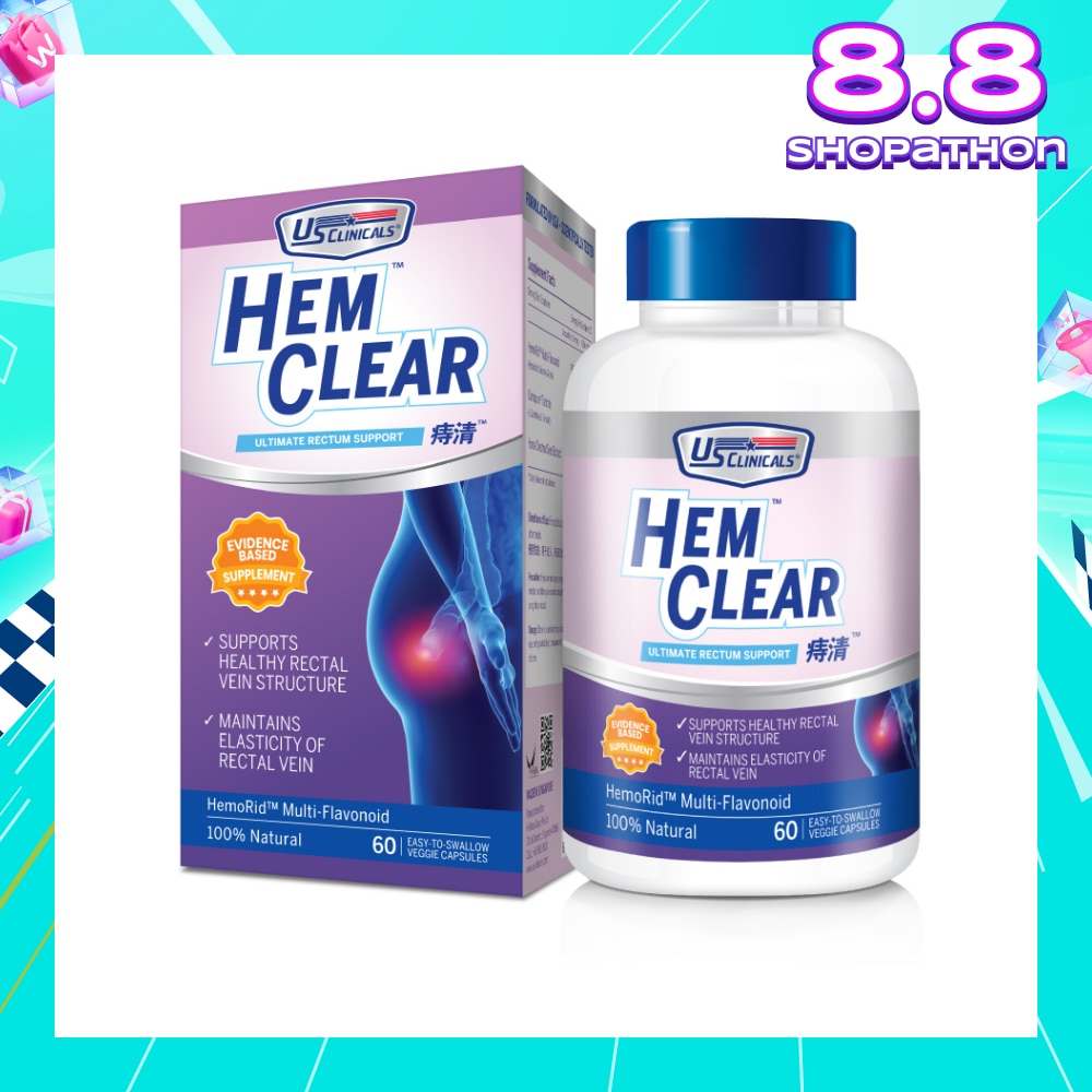 HemClear Ultimate Rectum Support (Support Healthy Rectal Vein) 60s