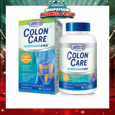 US CLINICALS - ColonCare Veggie Capsule (Promote Healthy Colon Cells) 60s