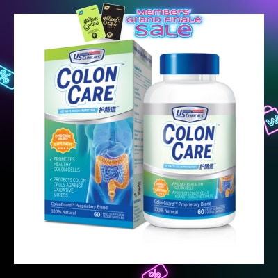 US CLINICALS ColonCare Veggie Capsule (Promote Healthy Colon Cells) 60s