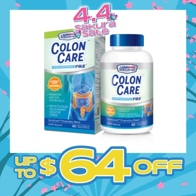 US CLINICALS - ColonCare Veggie Capsule (Promote Healthy Colon Cells) 60s