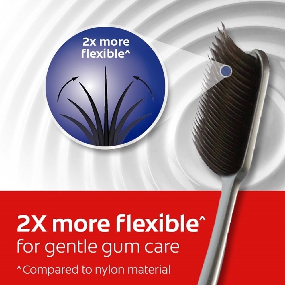 Slim Soft Flex Clean Charcoal Toothbrush Value Pack 2 Pieces