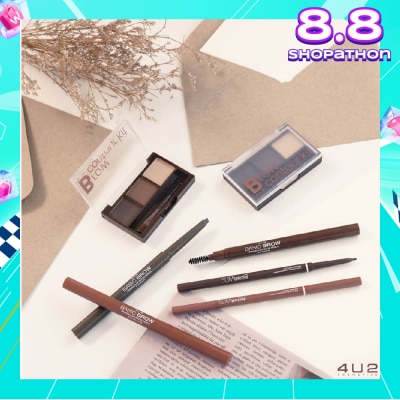 4U2 Basic Brow Triangular Brow Pencil (02 Natural Brown) 0.25g
