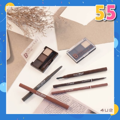 4U2 Basic Brow Triangular Brow Pencil (02 Natural Brown) 0.25g