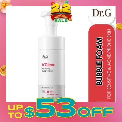 DR. G A'Clear Balancing Bubble Foam 150ml
