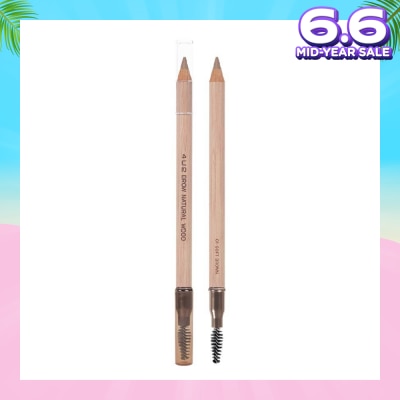 4U2 Brow Natural Wood (Dual Ended Brow Pencil) No.01, 1s (Expiry: Jan`2026)