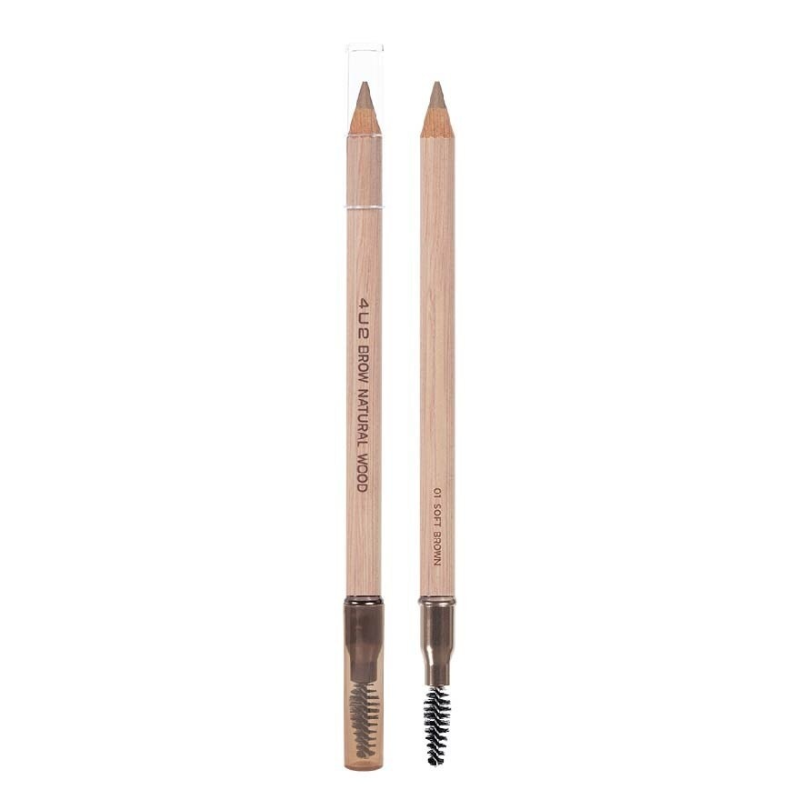 Brow Natural Wood (Dual Ended Brow Pencil) No.01, 1s