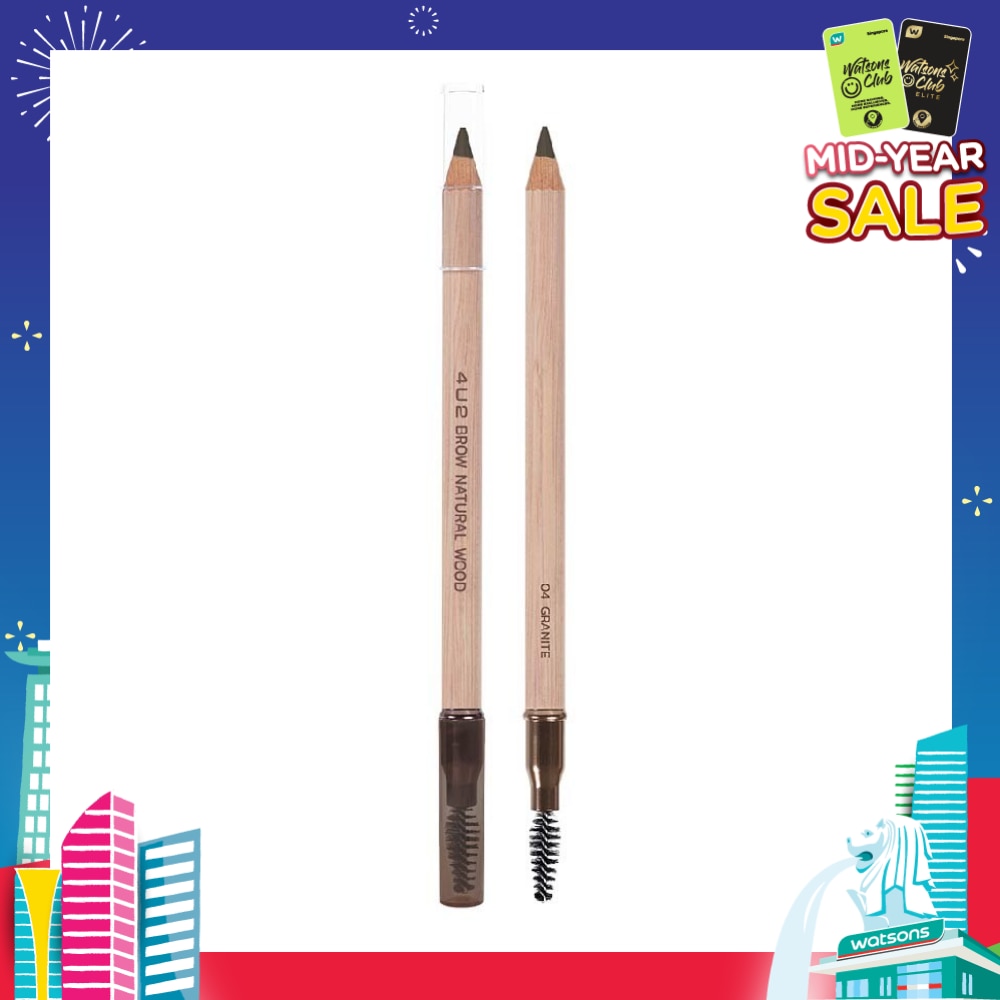 Brow Natural Wood (Dual Ended Brow Pencil) No.04, 1s