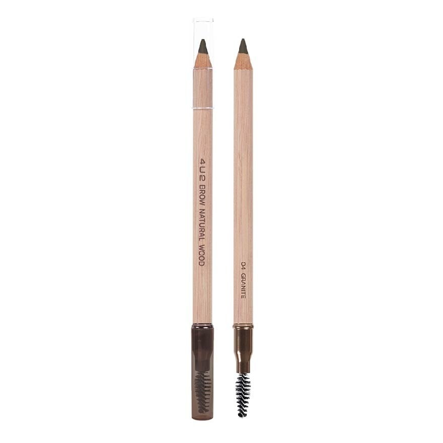 Brow Natural Wood (Dual Ended Brow Pencil) No.04, 1s