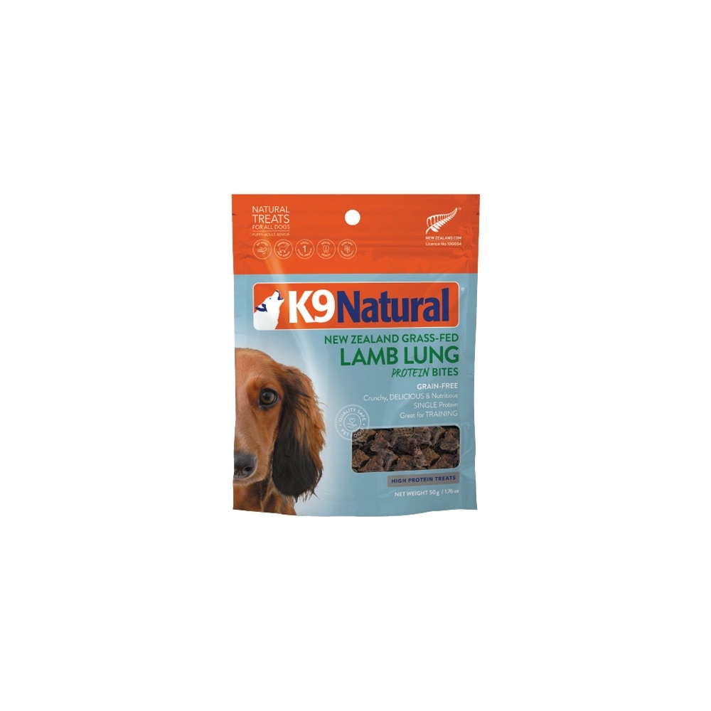 Lamb Lung Protein Bites Dog Treats 60g image