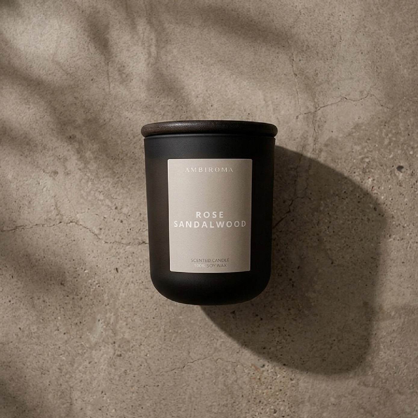 Rose Sandalwood Scented Candle 180g