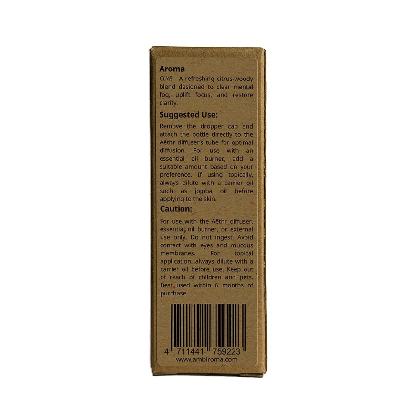 CLYR Citrus Woody Essential Oil Blend 15ml