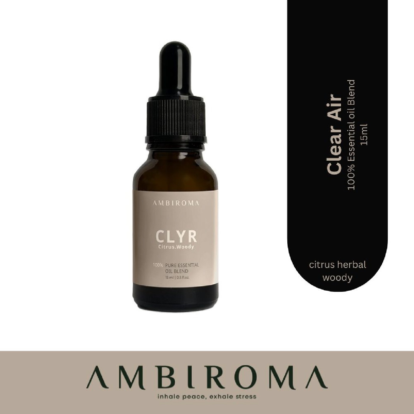 CLYR Citrus Woody Essential Oil Blend 15ml
