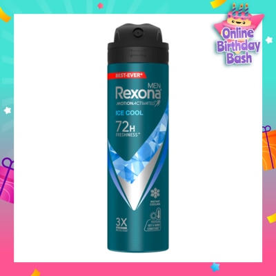 REXONA Men Motion Activated Ice Cool Antiperspirant Deodorant Spray 135ml