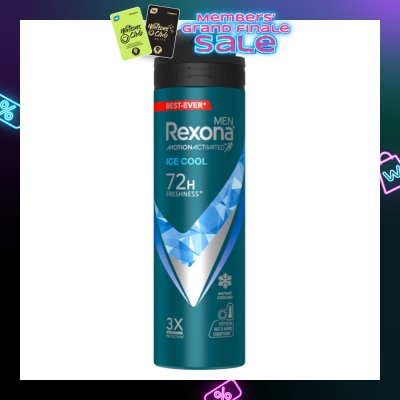 REXONA Men Motion Activated Ice Cool Antiperspirant Deodorant Spray 135ml