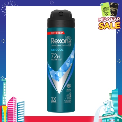 REXONA Men Motion Activated Ice Cool Antiperspirant Deodorant Spray 135ml