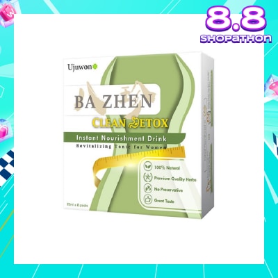 UJUWON Ba Zhen Clean Detox Instant Nourishment Drink 8s (Expiry: Feb`2026)