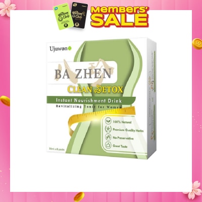 UJUWON Ba Zhen Clean Detox Instant Nourishment Drink 8s (Expiry: Feb`2026)