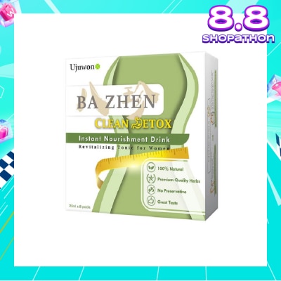UJUWON Ba Zhen Clean Detox Instant Nourishment Drink 8s (Expiry: Feb`2026)
