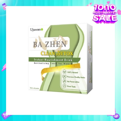 UJUWON Ba Zhen Clean Detox Instant Nourishment Drink 8s (Expiry: Feb`2026)