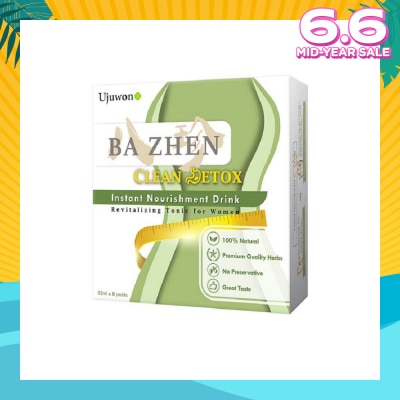 UJUWON Ba Zhen Clean Detox Instant Nourishment Drink 8s (Expiry: Feb`2026)