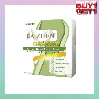 UJUWON Ba Zhen Clean Detox Instant Nourishment Drink 8s