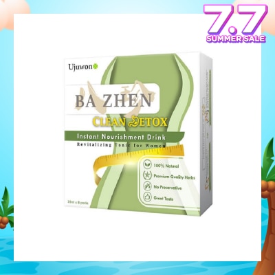 UJUWON Ba Zhen Clean Detox Instant Nourishment Drink 8s (Expiry: Feb`2026)