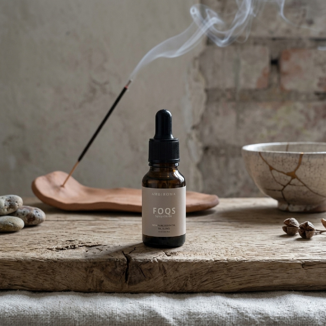 FOQS Spicy Citrus Essential Oil Blend 15ml