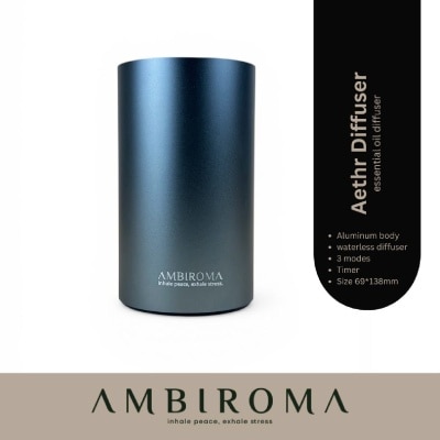 AMBIROMA - Aethr Premium Nebulizing Diffuser Gun Grey 330g