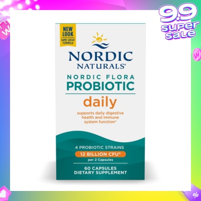 NORDIC NATURALS Floral Probiotic Daily 60 Capsules
