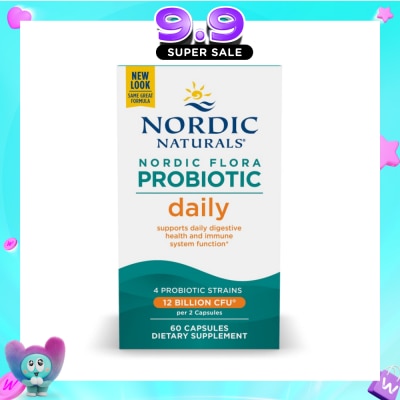 NORDIC NATURALS - Floral Probiotic Daily 60 Capsules&nbsp;(Expiry: Jun`2027) image