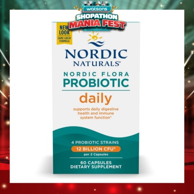 NORDIC NATURALS - Floral Probiotic Daily 60 Capsules (Expiry: Jun`2027)