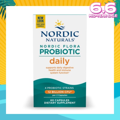 NORDIC NATURALS Floral Probiotic Daily 60 Capsules
