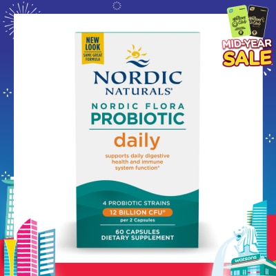 NORDIC NATURALS Floral Probiotic Daily 60 Capsules