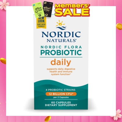 NORDIC NATURALS Floral Probiotic Daily 60 Capsules
