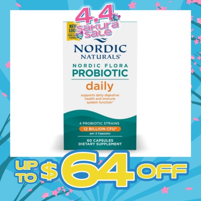 NORDIC NATURALS - Floral Probiotic Daily 60 Capsules