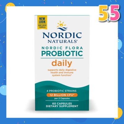 NORDIC NATURALS Floral Probiotic Daily 60 Capsules