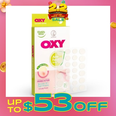 OXY Anti-bacterial Patch 0.03cm 26s Night