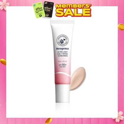 NEOGENCE Ultra Light Daily Tinted Sunscreen SPF50+ 30ml