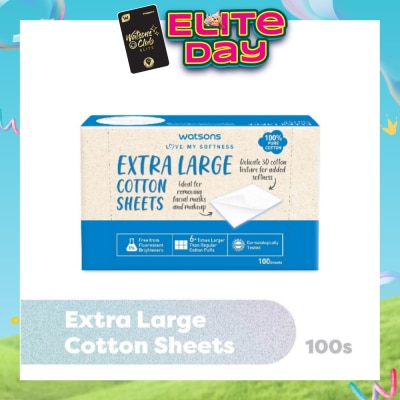 WATSONS - Extra Large Cotton Sheet (100% Pure Cotton) 100s
