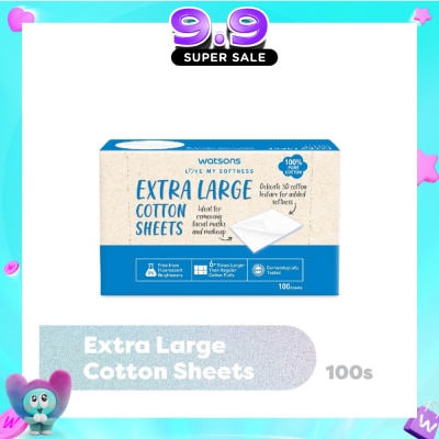 WATSONS - Extra Large Cotton Sheet (100% Pure Cotton) 100s image