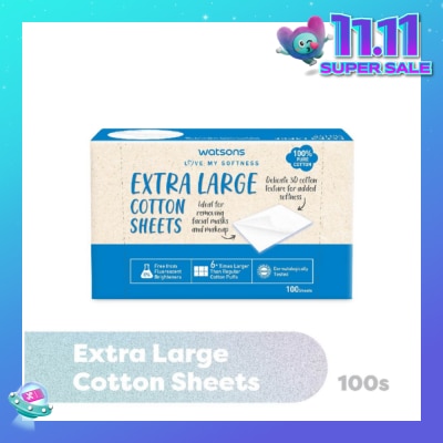 WATSONS Extra Large Cotton Sheet (100% Pure Cotton) 100s
