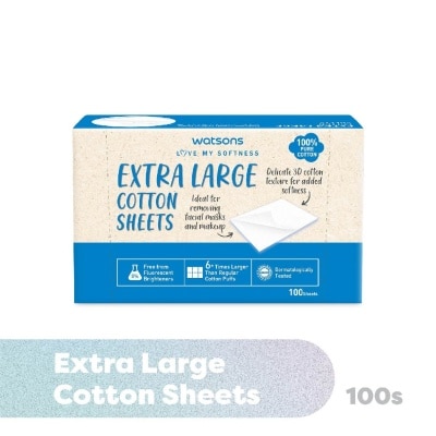 WATSONS Extra Large Cotton Sheet (100% Pure Cotton) 100s