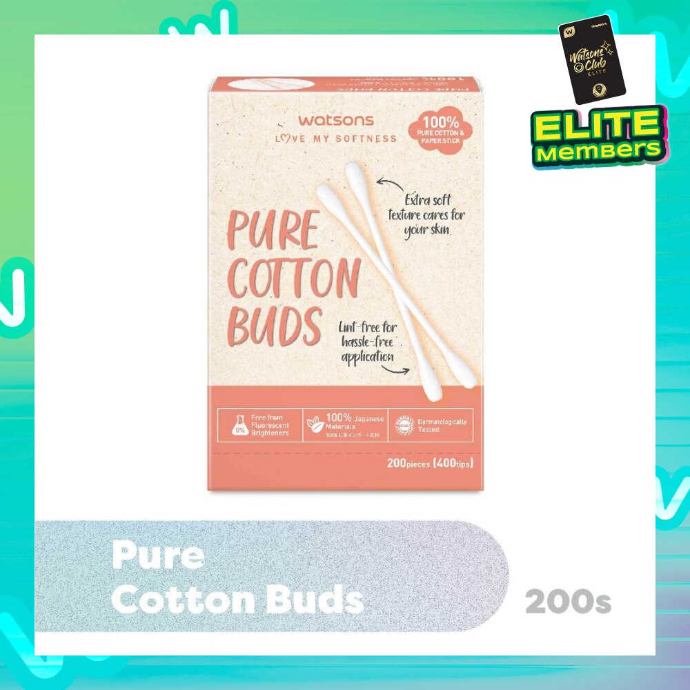 Pure Cotton Buds 400 Tip (Dual Tip + 100% Pure Cotton) 200s