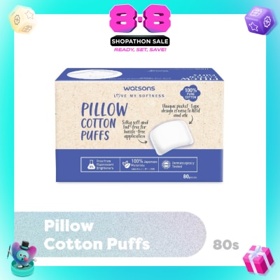 WATSONS - Pillow Cotton Puff (100% Pure Cotton) 80s