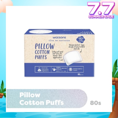 WATSONS Pillow Cotton Puff (100% Pure Cotton) 80s