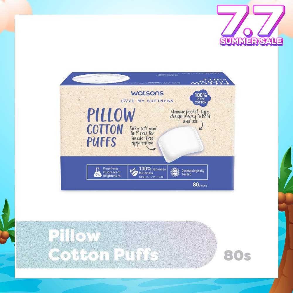 Pillow Cotton Puff (100% Pure Cotton) 80s
