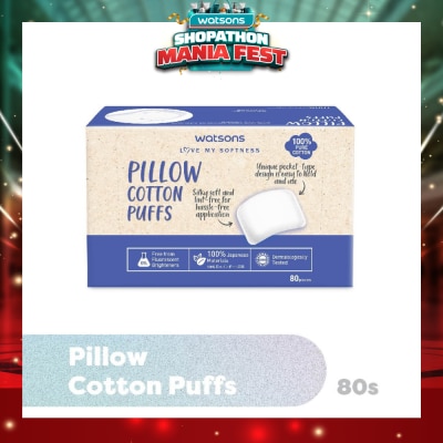 WATSONS - Pillow Cotton Puff (100% Pure Cotton) 80s
