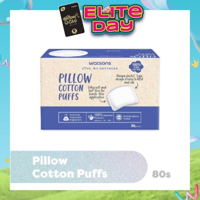 WATSONS - Pillow Cotton Puff (100% Pure Cotton) 80s