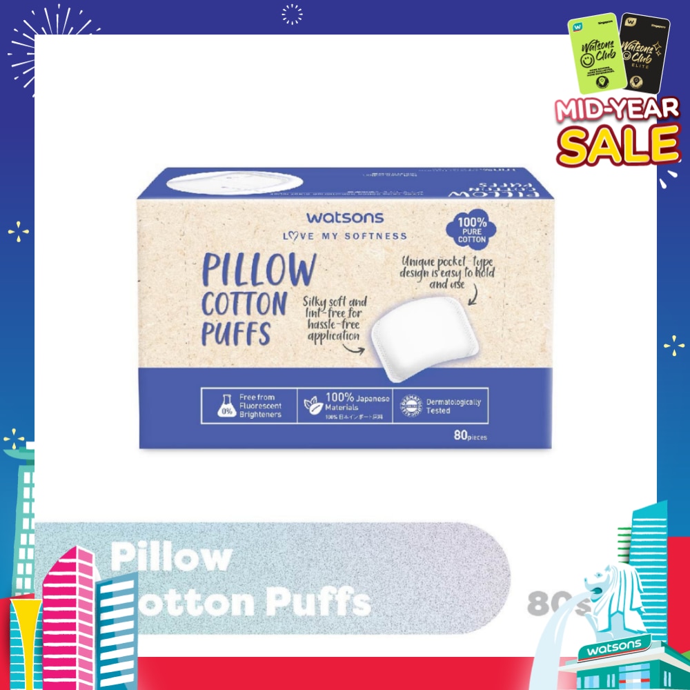 Pillow Cotton Puff (100% Pure Cotton) 80s