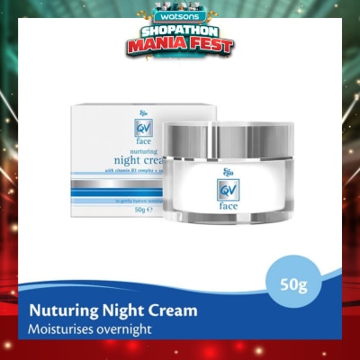 EGO QV - Face Nurturing Night Cream (For Moisturising Overnight) 50g